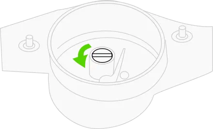 Distributor cam locking screw