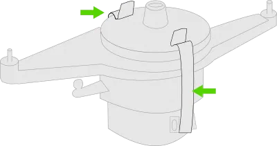 Distributor spring clamps