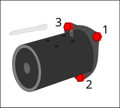 Starter mounting bolts